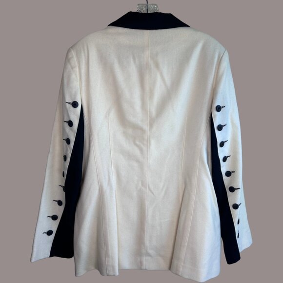 Vintage 90s Reflections by Spiegel Wool Two Button Front with Button Lined Sleev - Picture 8 of 12